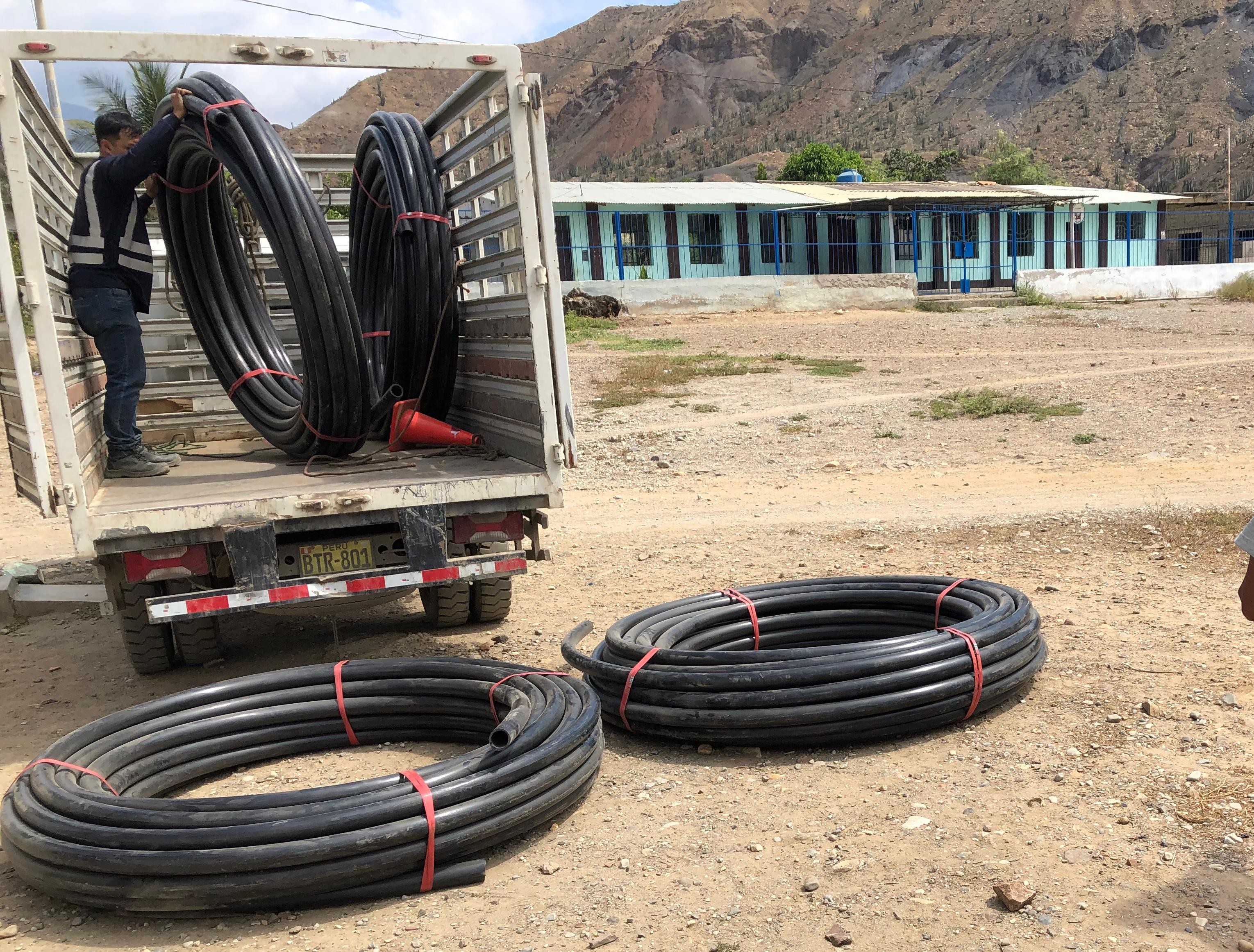 Entrega de mangueras